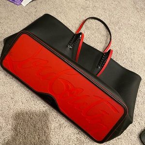 Christian Louboutin Black Leather Tote